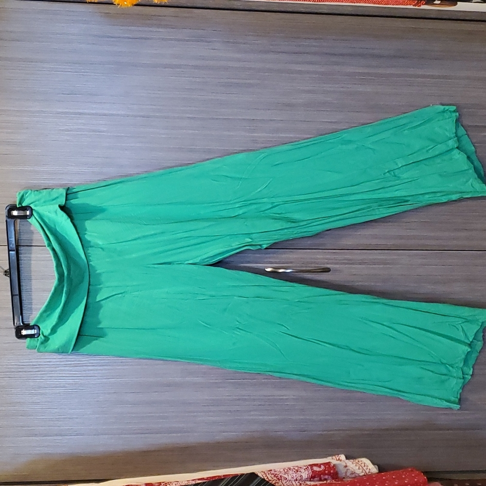 Green palazzo Pants